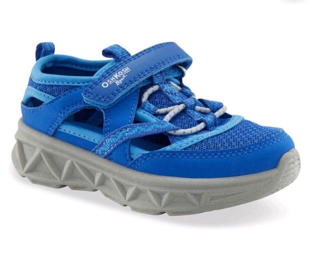 OshKosh B' Gosh Toddler Boys Durable Play/Water Sandal- Blue. Childrens Size 10